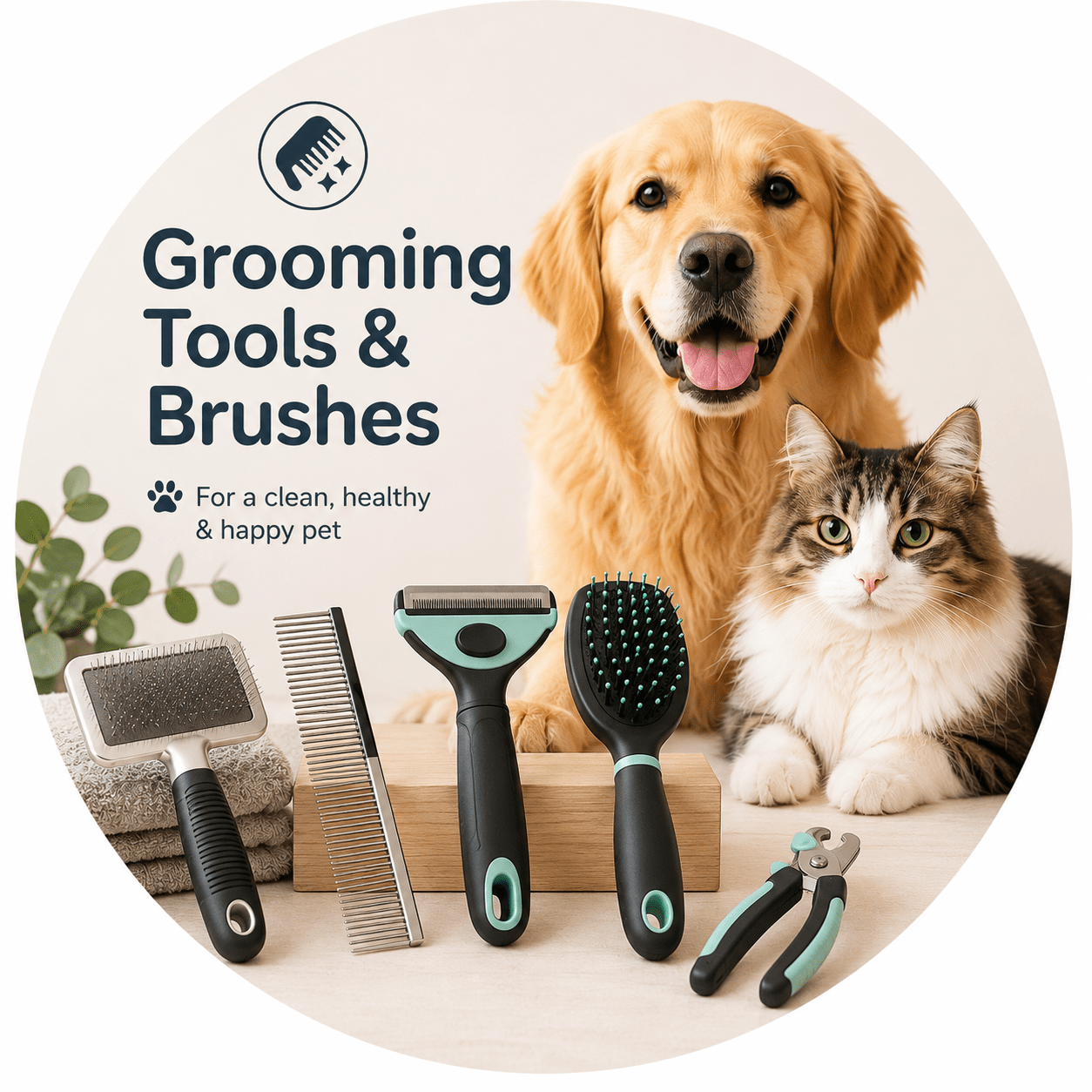 Grooming Tools & Brushes