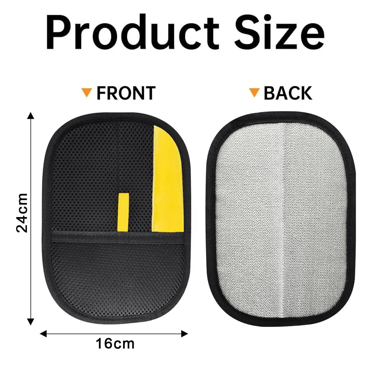 2-Piece Double-Sided Electrostatic Pet Hair Removal Gloves