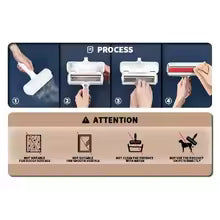 Reuseable Pet Hair Remover Roller - For Dogs & Cats