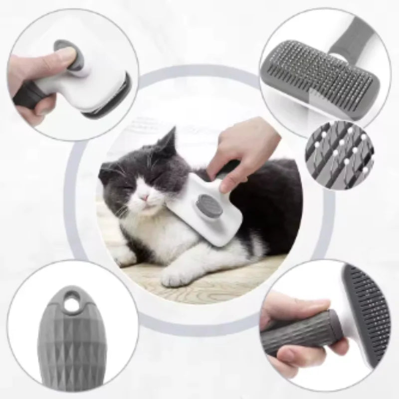 Dog Hair Remover Brush Cat Dog Hair Grooming And Care Comb For Long Hair Dog Pet Removes Hairs Cleaning Bath Brush Dog Supplies