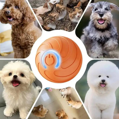 Smart Dog Toys Ball Electronic Interactive Pet Toy Moving Ball USB Automatic Moving Bouncing for Puppy Birthday gift Cat Product