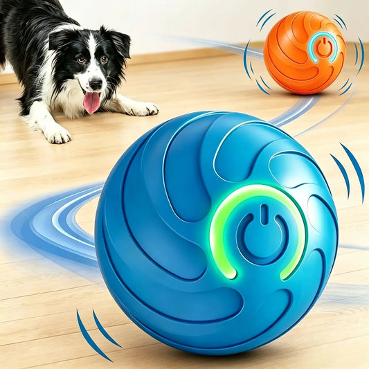 Smart Dog Toys Ball Electronic Interactive Pet Toy Moving Ball USB Automatic Moving Bouncing for Puppy Birthday gift Cat Product