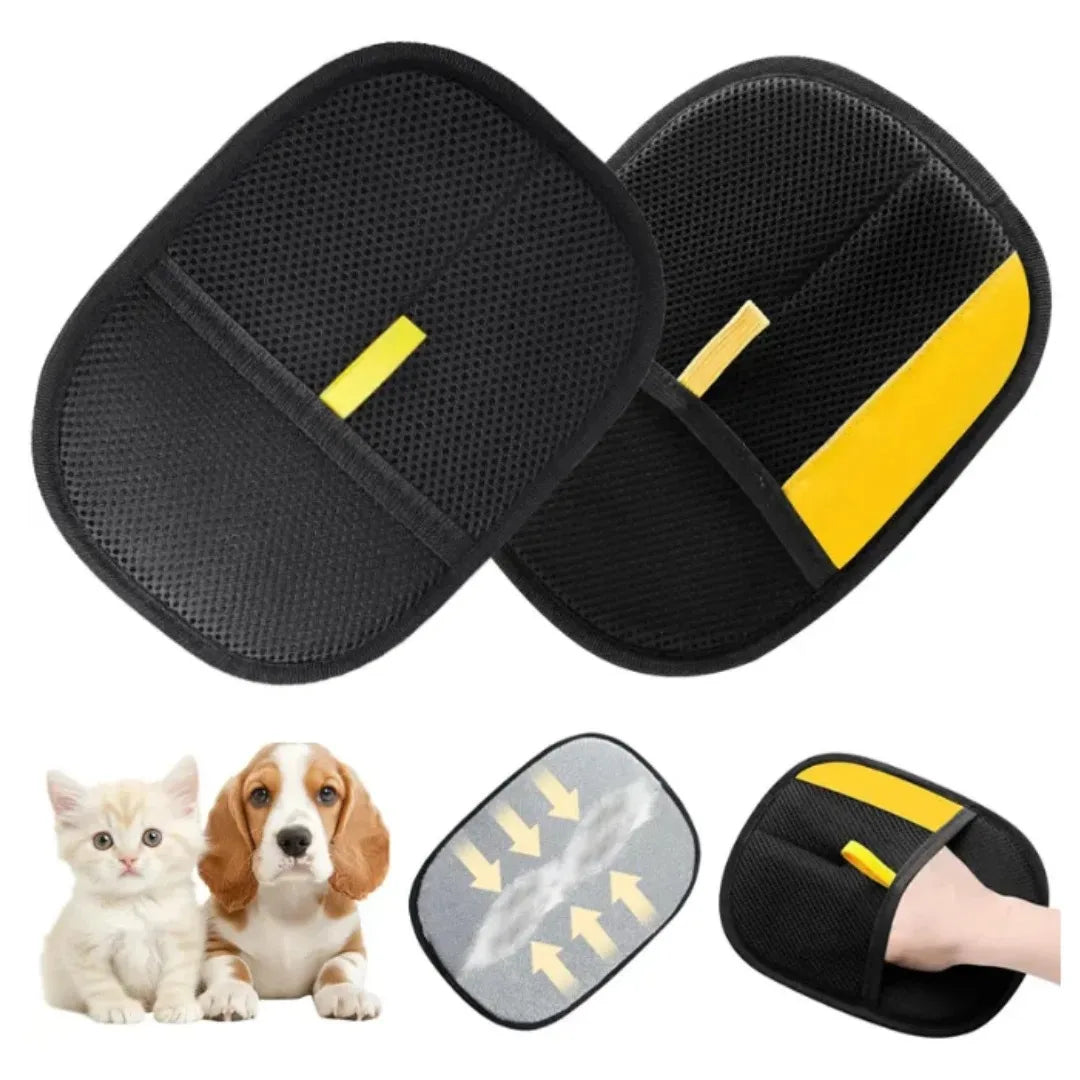 2-Piece Double-Sided Electrostatic Pet Hair Removal Gloves