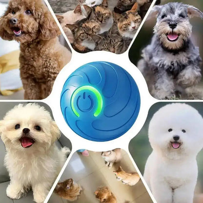 Smart Dog Toys Ball Electronic Interactive Pet Toy Moving Ball USB Automatic Moving Bouncing for Puppy Birthday gift Cat Product
