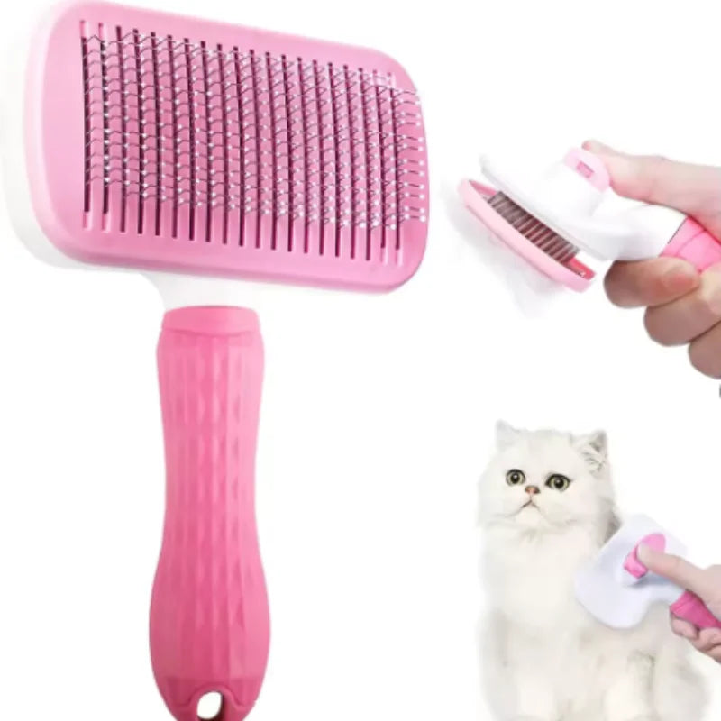 Dog Hair Remover Brush Cat Dog Hair Grooming And Care Comb For Long Hair Dog Pet Removes Hairs Cleaning Bath Brush Dog Supplies